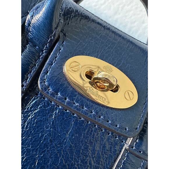 Mulbury | Bayswater brand-engraved leather cross-body bag - Picture 3 of 11